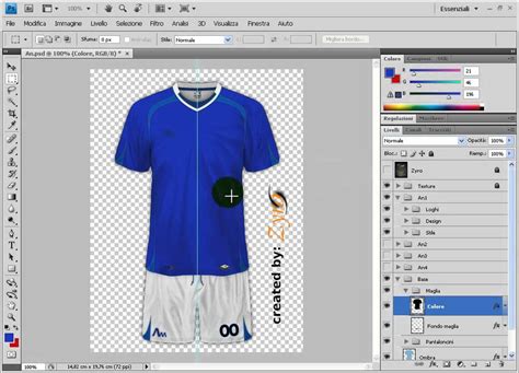 crea maglia calcio